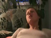 Sexy young lady wearing white fishnet top and knickers milf porno